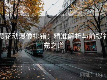 樱花动漫像排错：精准解析与前提补充之道